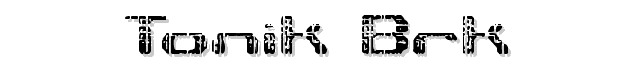 Tonik BRK font